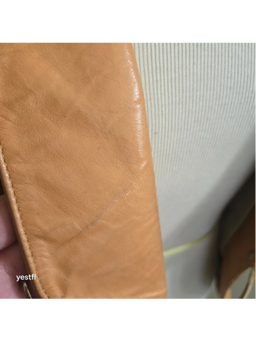 Vintage Ralph Lauren Western Wear Lambskin Leather Vest in Terracotta Brown M